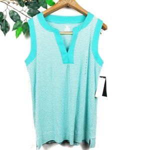NWT Jones NY striped tank top size XL